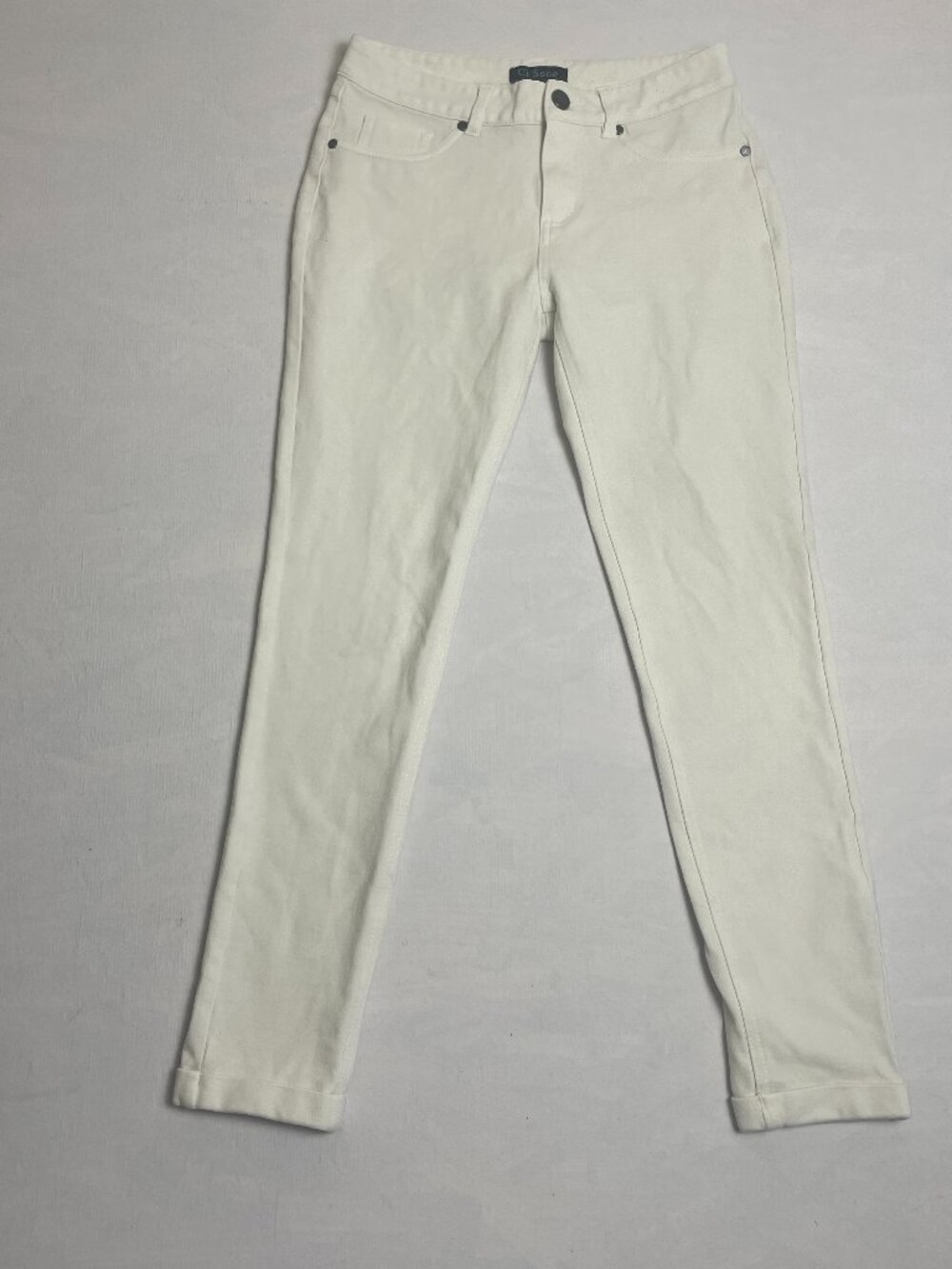 Ci Sono DENIM Women's size Small White Classic Jeans Preowned
